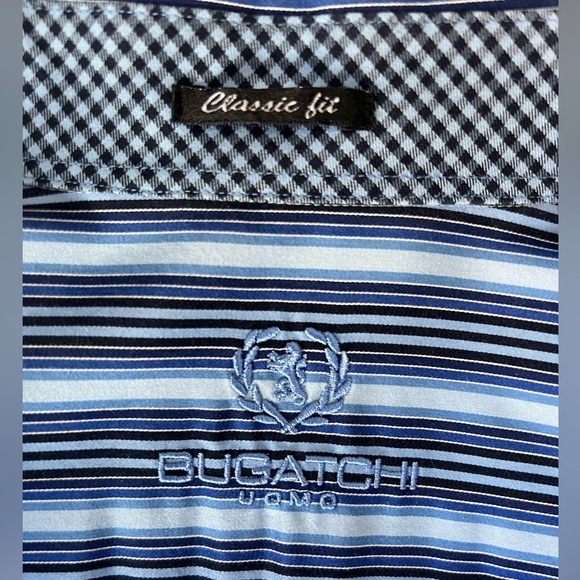 Bugatchi: Long-Sleeve Button Down Dress Shirt - Picture 2 of 5
